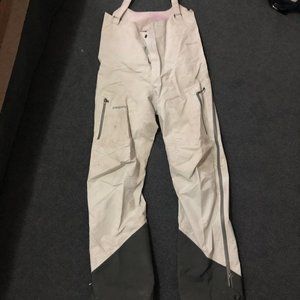Patagonia PowSlayer Bibs - Women's M (Off-white)